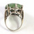Vintage Sterling Silver New Zealand Greenstone Jadeite Ring