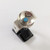 Vintage Australian Sterling Silver Opal Statement Ring