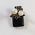  Vintage 9ct gold garnet and pearl ring 4.3gms