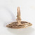Antique 9ct min Bright Cut Stone set Navette Cocktail Ring