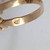 Antique 9ct min Bright Cut Stone set Navette Cocktail Ring