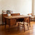 Vintage Danish Svend Age Madsen for H P Hansen Teak Desk with 8 drawers