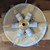 Vintage Swedish Orrefors for Lyfa Carl Fagerlund Crystal Wall or Ceiling light