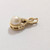 Vintage 9ct gold Akoya pearl and diamond pendant 1.7gms.