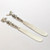 Vintage Italian 800 Silver Cherub Finial Pate or Butter Knives