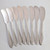 8 Vintage Oneida Virginian Sterling Silver Individual Butter spreaders knives 220gms