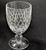 2 Vintage Waterford Crystal Donegal Claret Red Wine Glasses 120mm tall
