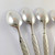 Vintage Mid Century Danish DANA Silver Plate Harlekin Teaspoon Set