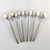 Vintage Mid Century Danish DANA Silver Plate Harlekin Teaspoon Set