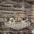 Vintage Crystal Chandelier with tiered drops