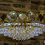 Vintage Crystal Chandelier with tiered drops