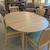 Vintage Danish Beech Extension Dining Table 4-8 people