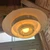 Vintage Danish Space Age Spun Aluminium Tiered Pendant Light 