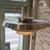 Vintage Danish Space Age Spun Aluminium Tiered Pendant Light 