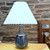 Vintage Einar Johansen for Soholm Art Pottery Table Lamp 1002 made in Denmark 