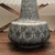 Vintage Soholm Art Pottery Sage Green Table Lamp made in Denmark 