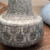 Vintage Soholm Art Pottery Sage Green Table Lamp made in Denmark 