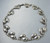 Vintage Sterling Silver Danecraft Sycamore link necklace