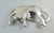 Australian Designer Christine Pyman Sterling Silver Flying Cat Brooch