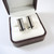 Vintage Mid Century Modern Hans Hansen Sterling Silver Cuff links