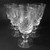 6 Danish Holmegaard Wellington Cut Fine Crystal 105mm Wine Glasses