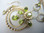  Antique 9ct Gold Peridot & Seed Pearl Necklace and Earrings