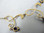  Antique 9ct Gold Blue Stone & Seed Pearl Necklace 