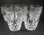  5 Vintage Stuart Crystal Beau 200ml barrel tumblers or glasses