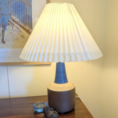 Vintage Danish Soholm Rare Svend Aage Jensen Stoneware Table Lamp
