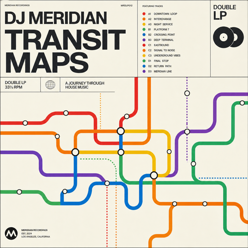 DJ Meridian — Transit Maps (2LP)