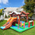 Kids Inflatable Bounce House Jumping Castle Slide Climber Bouncer with 550W Blower - Color: Multico D681-OP70396+ES10150US Kids Inflatable Bounce House Jumping Castle Slide Climber Bouncer with 550W Blower - Color: Multico D681-OP70396+ES10150US