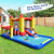 Inflatable Water Slide Castle Kids Bounce House with 480W Blower - Color: Multicolor D681-NP10386 Inflatable Water Slide Castle Kids Bounce House with 480W Blower - Color: Multicolor D681-NP10386