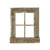 22X18 Rustic Weatered Grey Window Frame With Planter N270-380266 22X18 Rustic Weatered Grey Window Frame With Planter N270-380266