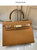 Color: Camel brown, Size: 28cm - Palm print Kelly bag Q119-CJBHNSNS20085-Camel brown-28cm Color: Camel brown, Size: 28cm - Palm print Kelly bag Q119-CJBHNSNS20085-Camel brown-28cm