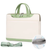 Color: Shoulder strap fresh green, Size: 14inches - Leather Large Capacity Laptop Case Q119-CJNS173955310JQ Color: Shoulder strap fresh green, Size: 14inches - Leather Large Capacity Laptop Case Q119-CJNS173955310JQ
