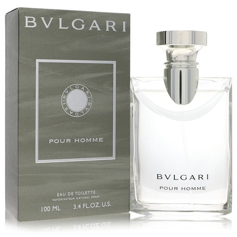 Bvlgari Pour Homme Eau De Toilette Spray For Men 3.4 oz Bvlgari Pour Homme Eau De Toilette Spray For Men 3.4 oz