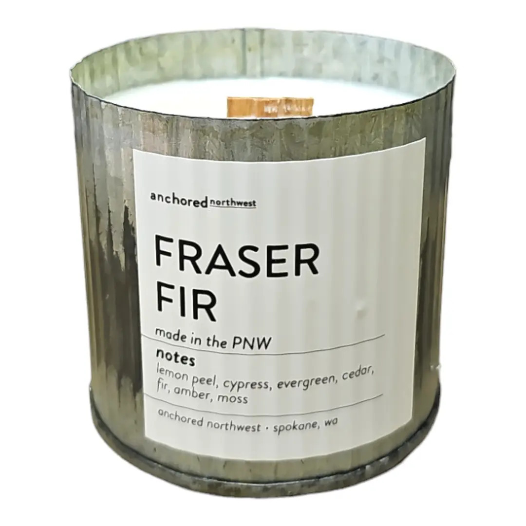 Fraser Fir Rustic Vintage Candle - Thumbnail 4