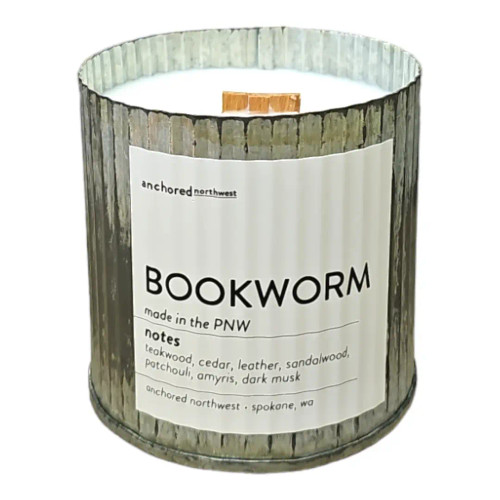 Bookworm Rustic Vintage Candle