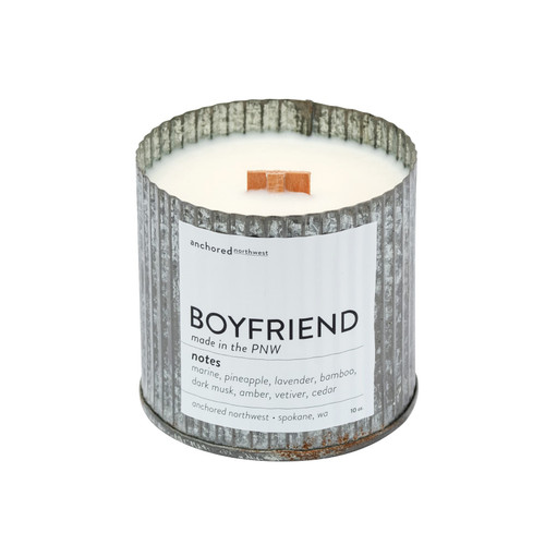 Boyfriend Rustic Vintage Candle