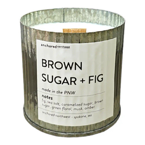 Brown Sugar & Fig Rustic Vintage Candle