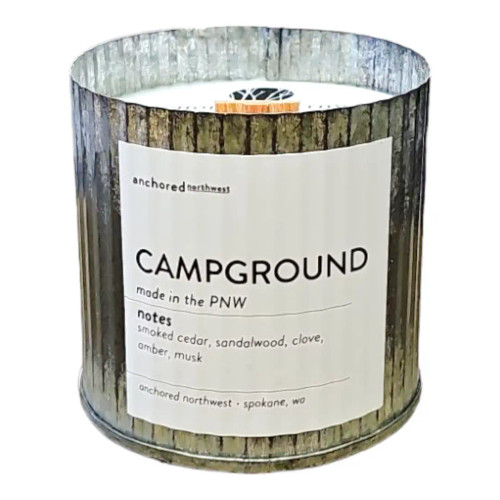 Lumberjack Rustic Vintage Candle Anchored Northwest