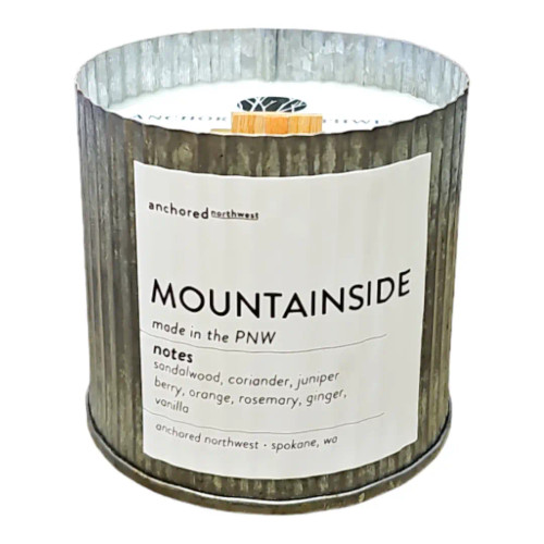 Lumberjack Rustic Vintage Candle Anchored Northwest