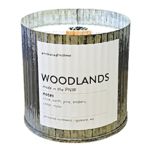 Lumberjack Rustic Vintage Candle Anchored Northwest