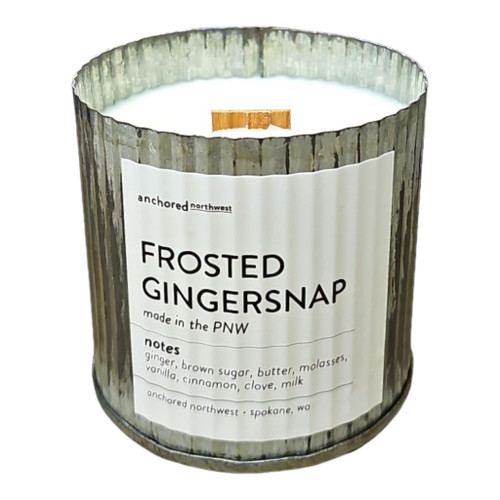 Frosted Gingersnap Rustic Vintage Candle