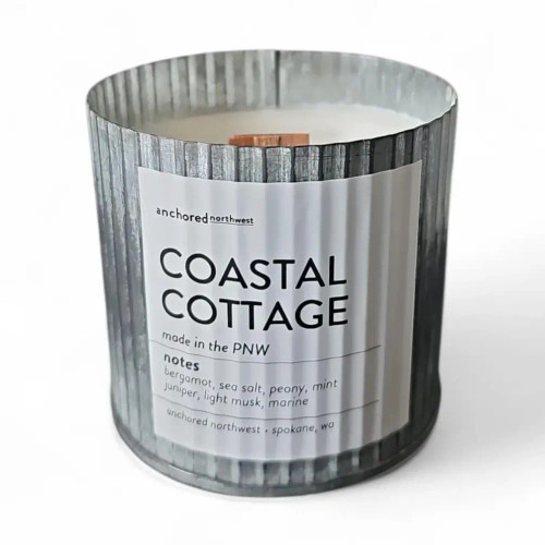 Coastal Cottage Wood Wick Candle