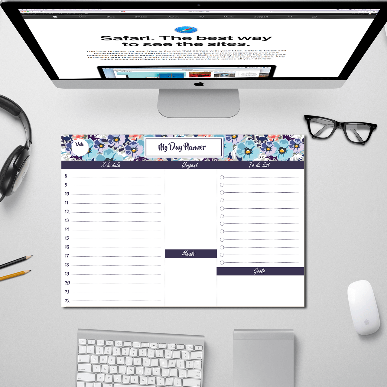 Promotional Full Colour A3 Desk Pads Wee Print