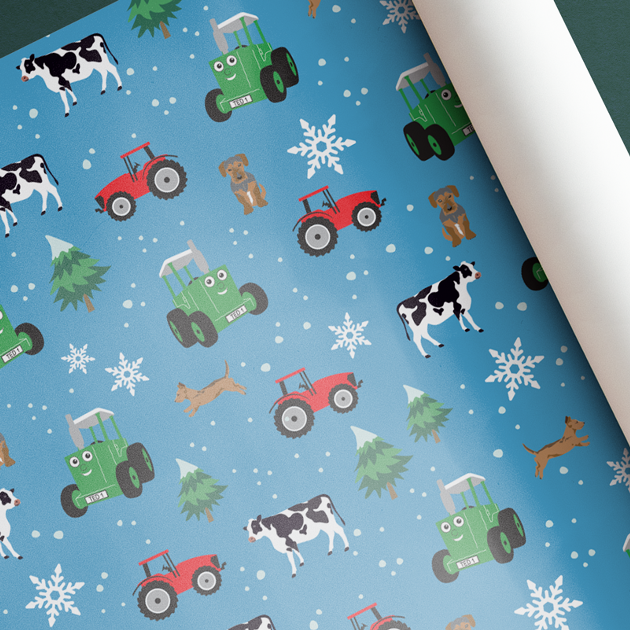 Paper Farm + Eco Kraft Wrapping Paper Roll – Biodegradable