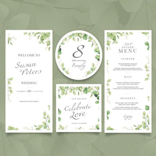  Wedding Invitations 