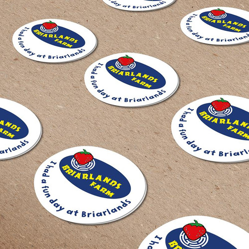  Circle Vinyl Stickers 