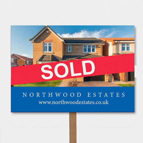 ESTATE AGENT BOARDS: FOR SALE & SOLD SIGNS